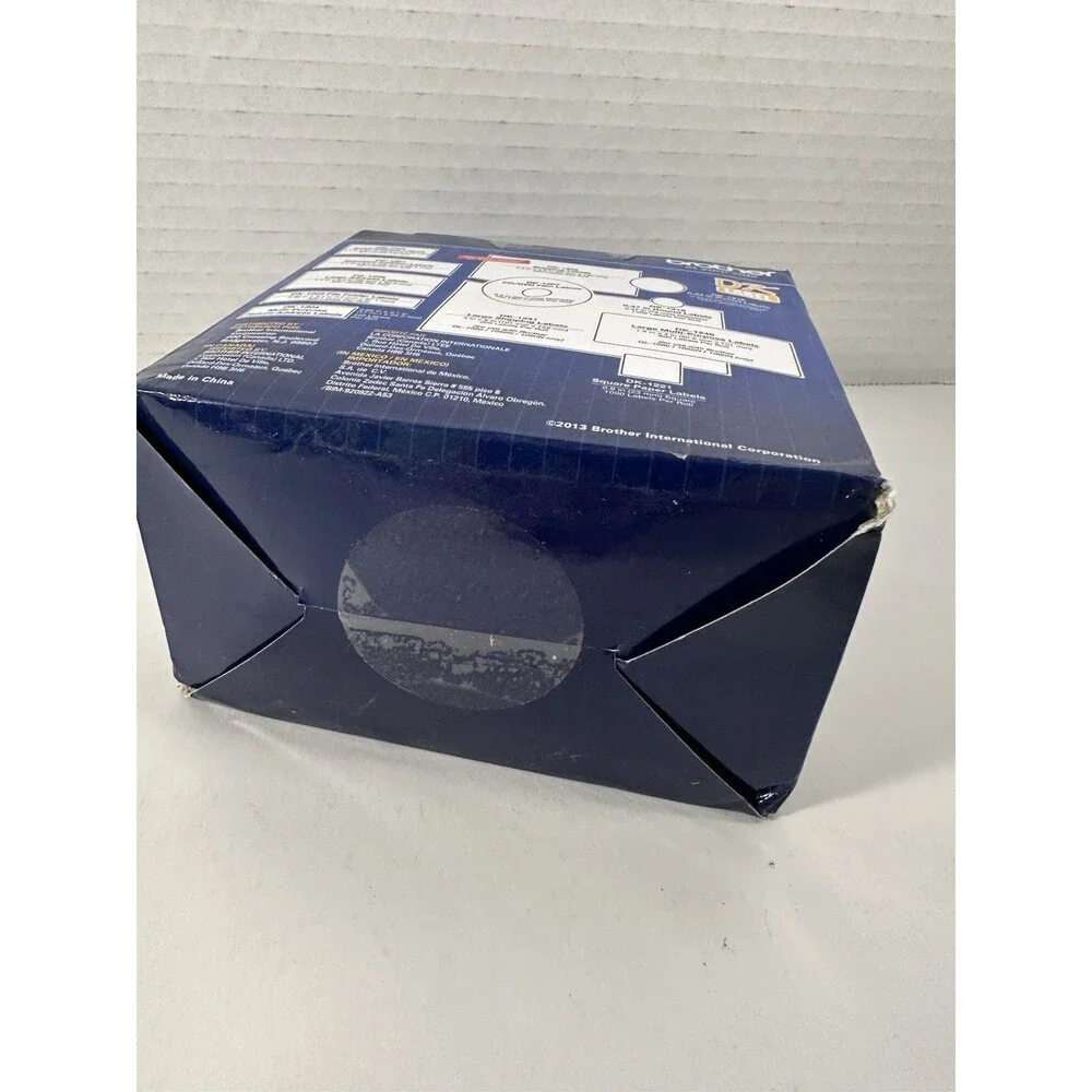 Brother Dk1208 Printer Label Black White 400 Labels Per Roll New Sealed